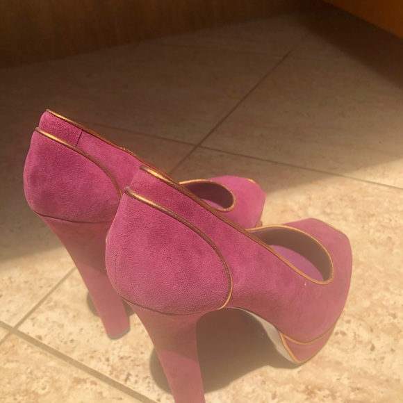 GUCCI HOUSTON PEEP TOE PUMP - Picture 7 of 8